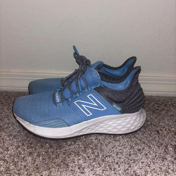 New Balance Blue and Gray ROAV Fresh Foam Sneakers - Picture 1 of 5